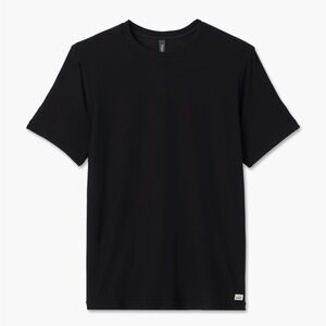 Vuori Black Short Sleeve Men's Strato Tee